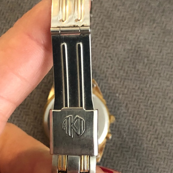Anne Klein II Instalite silver and gold tone watch - Picture 6 of 15